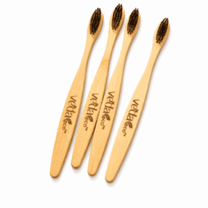 Bamboo Toothbrush Set (Pack of 4) - Image 1