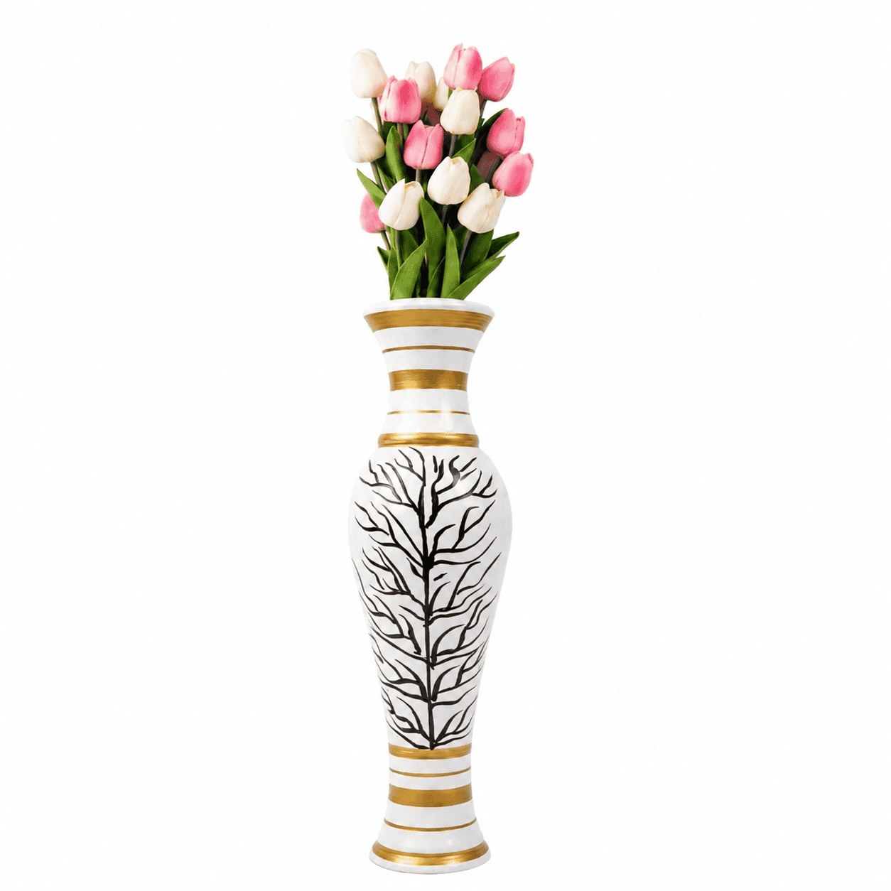Floral Ceramic Flower Vase - Image 1