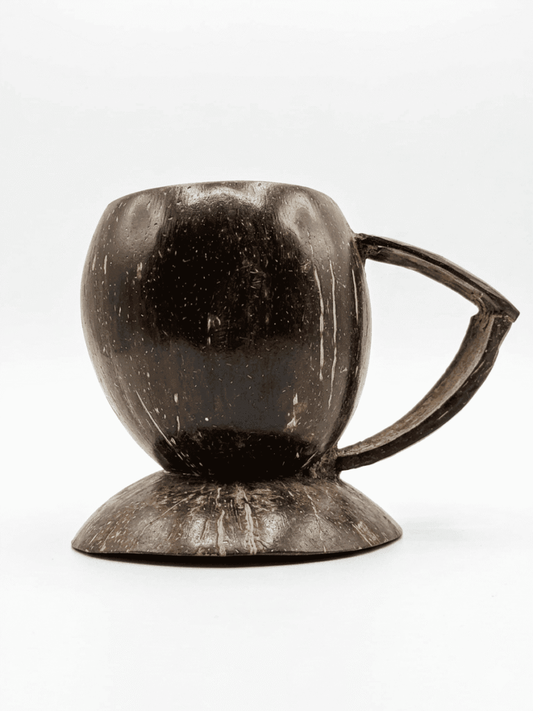 Handcrafted Coconut Shell Coffee Mug
