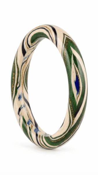 Marble Design Lac Bangles(Set of 2) - Image 2