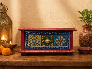 Crimson Heritage Wooden Storage Box - Image 3