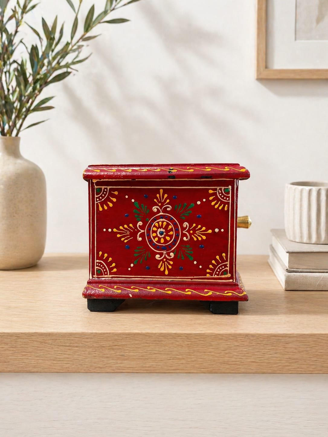 Crimson Heritage Wooden Storage Box - Image 5