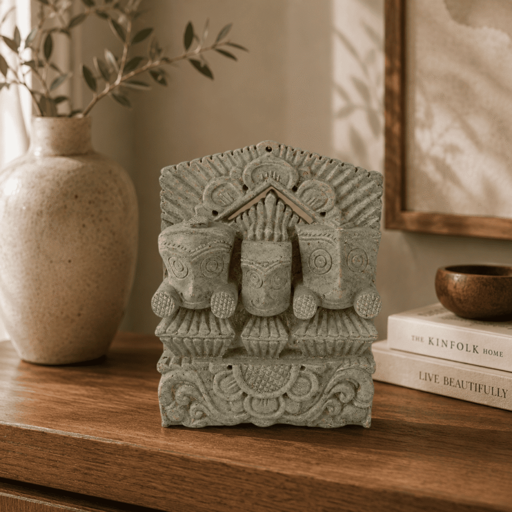 Jagannath Balabhadra Subhadra Stone Sculpture