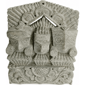 Jagannath Balabhadra Subhadra Stone Sculpture - Image 1