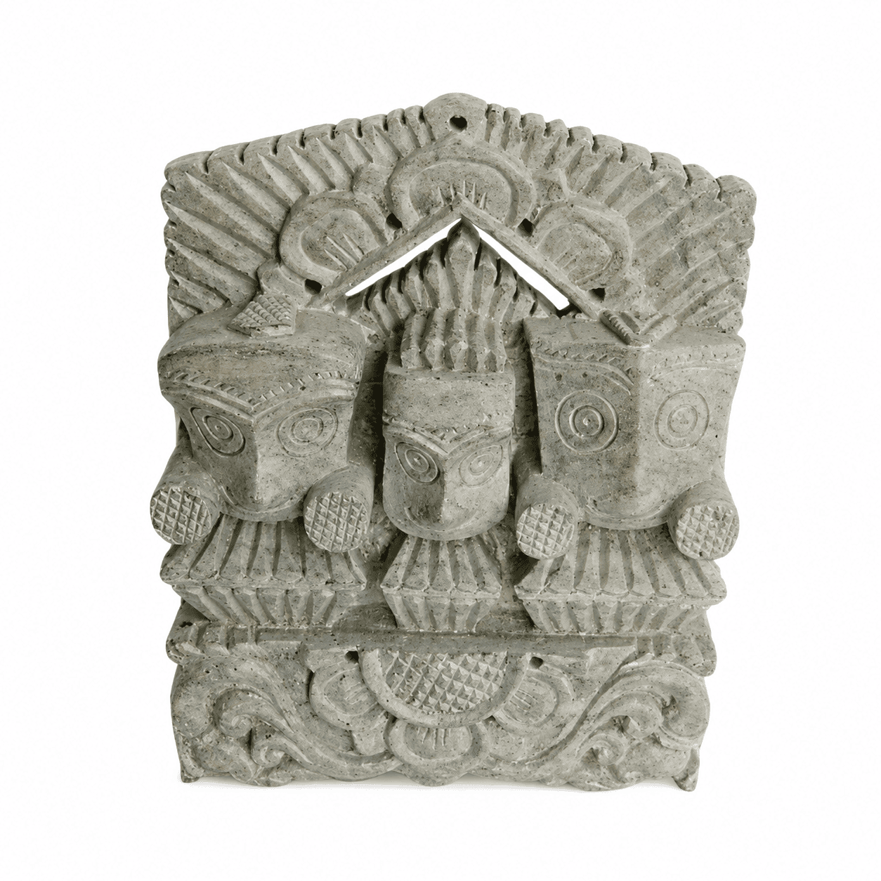 Jagannath Balabhadra Subhadra Stone Sculpture - Image 1