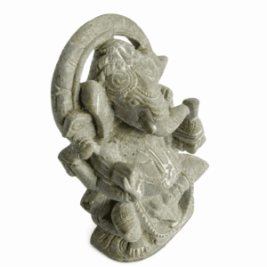 Natural Stone Ganesha Idol Sculpture - Image 1
