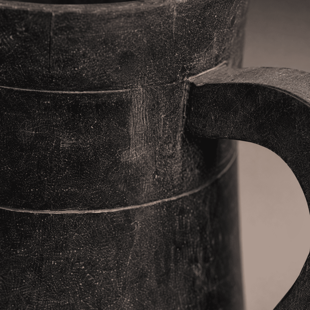 Black Granite Stone Mug