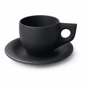 Natural Stone Tea Cup & Plate Set - Image 2