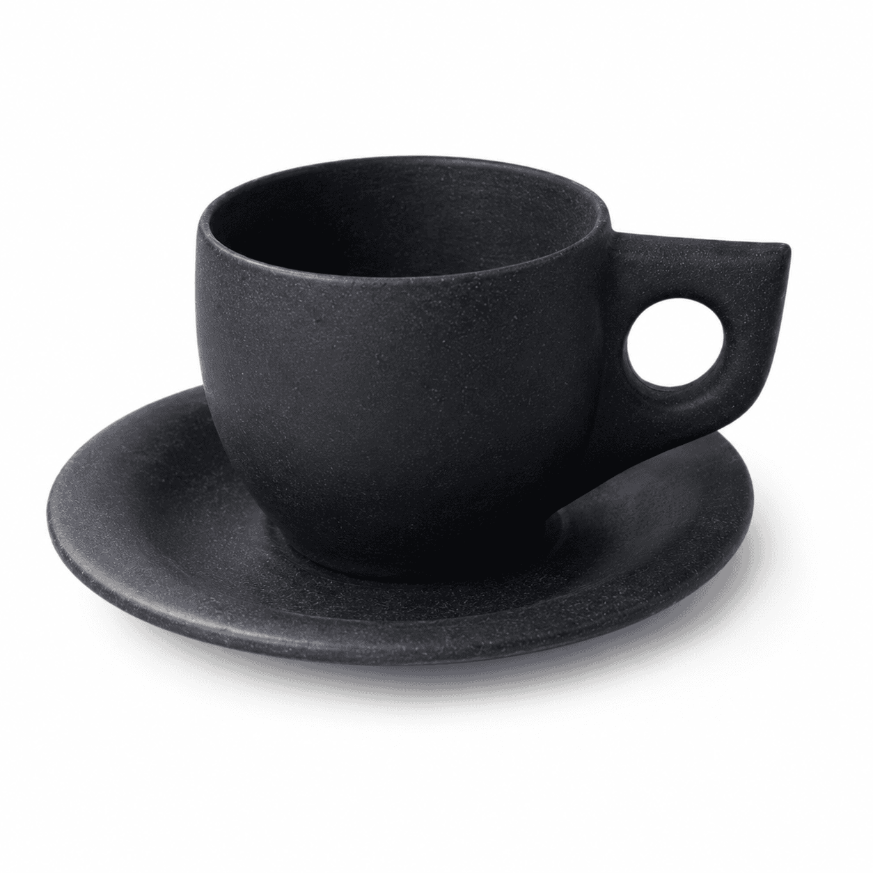 Natural Stone Tea Cup & Plate Set - Image 2