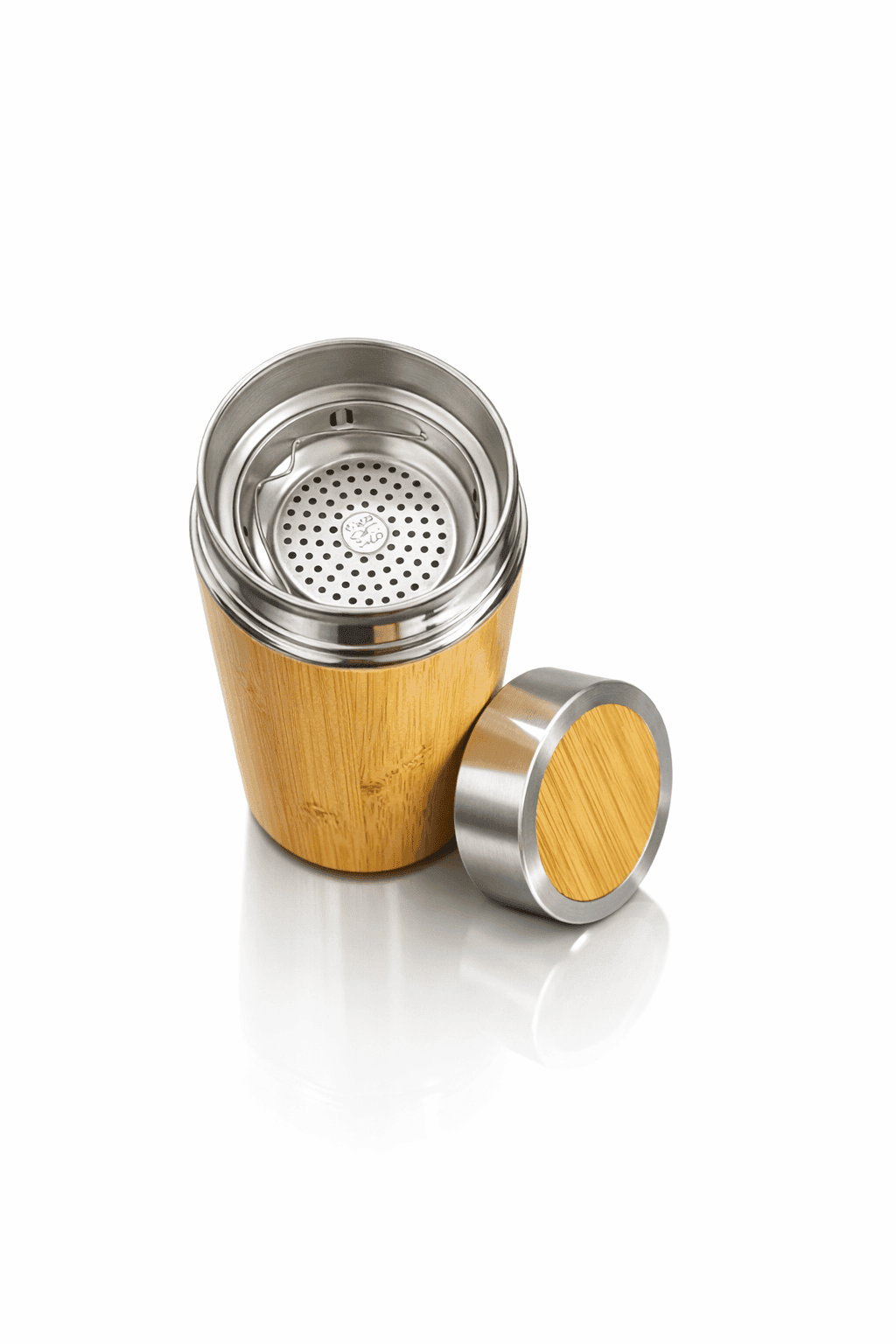 Bamboo Stainless Steel Water Bottle - Image 3