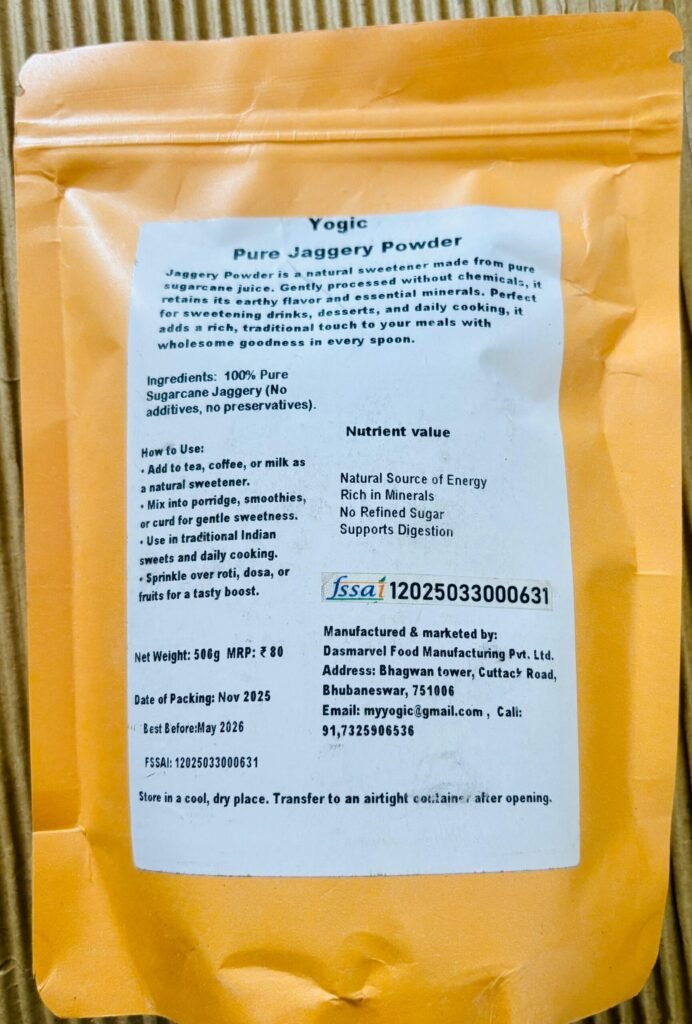 Pure Jaggery Natural Sweetener Powder