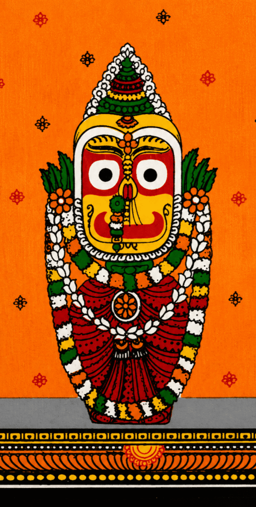 Jagannath Trio Pattachitra Folk Painting