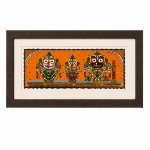 Jagannath Trio Pattachitra Folk Painting - Image 1