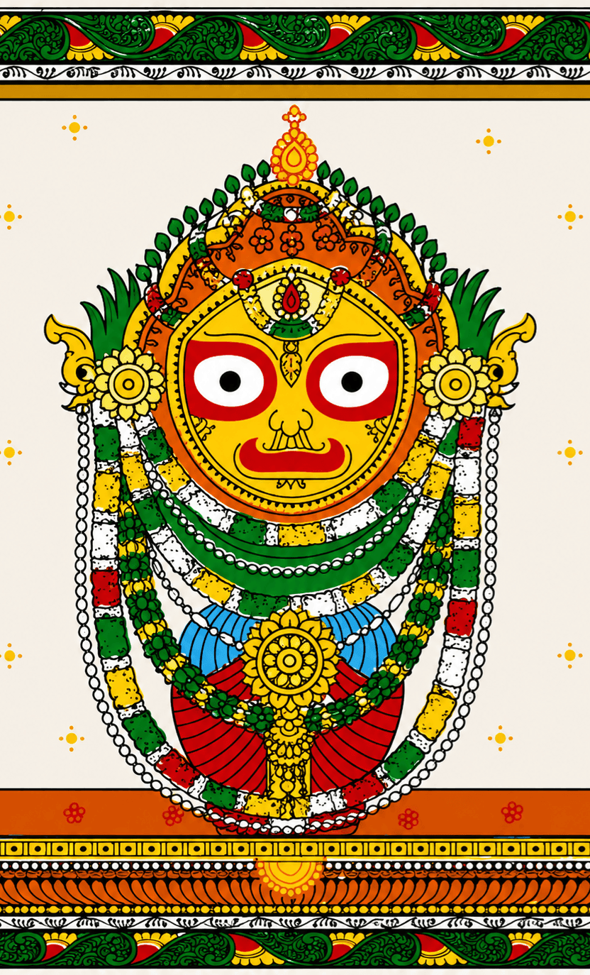 Odisha Traditional Folk Art Painting - Image 4
