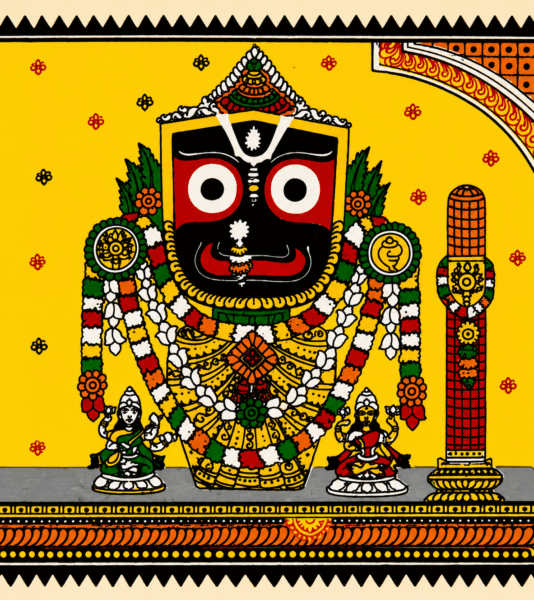 Jagannath Heritage Pattachitra Painting - Image 3