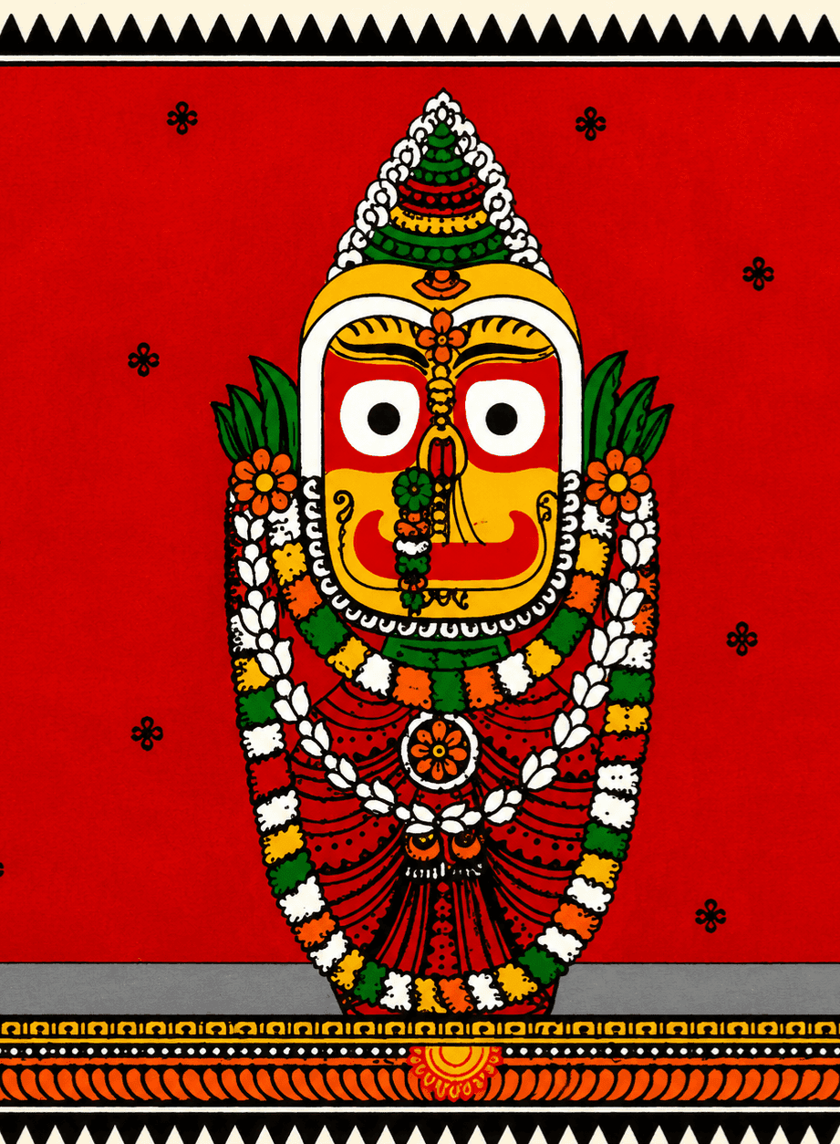 Jagannath Balabhadra Subhadra Pattachitra Painting - Image 3