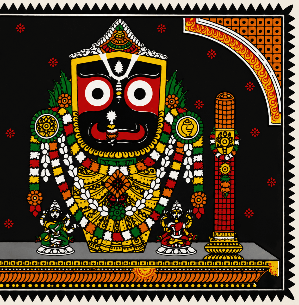 Jagannath Balabhadra Subhadra Pattachitra Art - Image 2