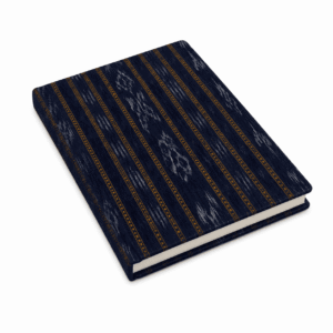 Violet Ikat Handcrafted Journal - Image 1