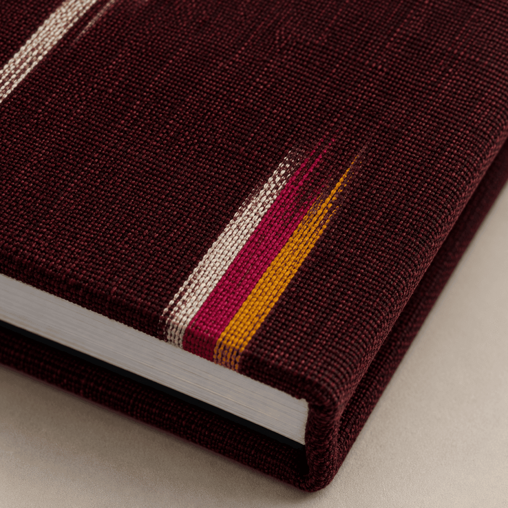 Brown Ikat Handloom Journal