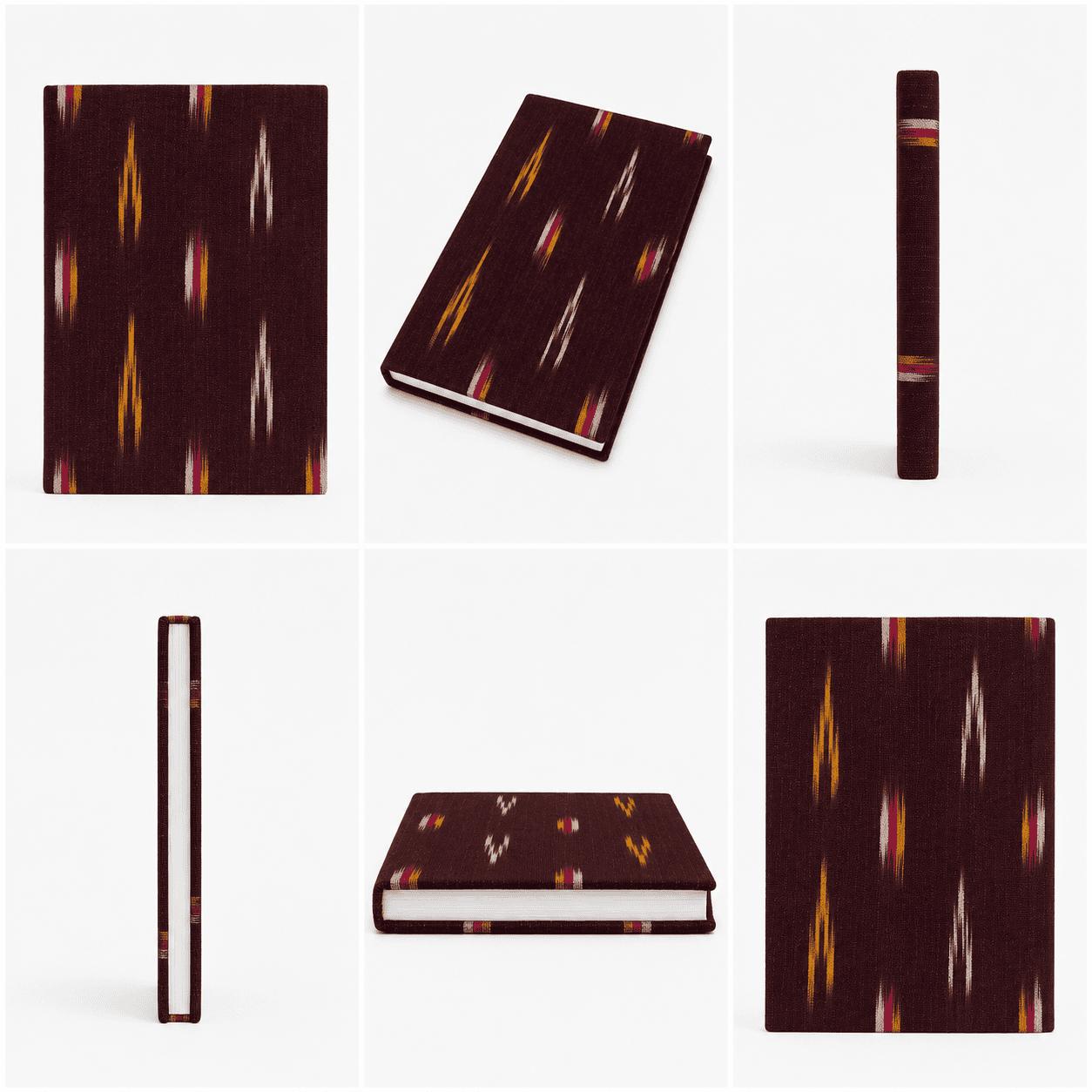 Brown Ikat Handloom Journal - Image 4