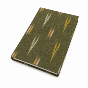 Reddish Brown Ikat Handloom Journal - Image 1