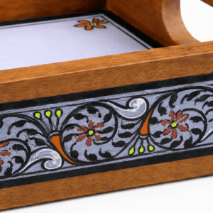 Violet Tranquil Wooden Serving Tray - Image 4