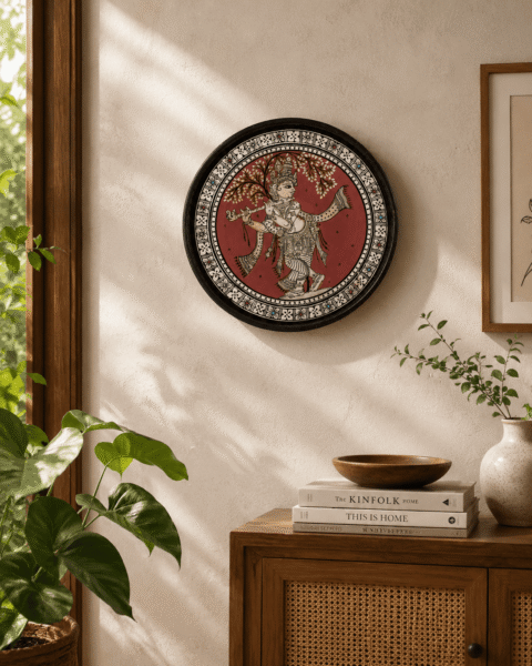 Odisha Heritage Pattachitra Art Plate - Image 4