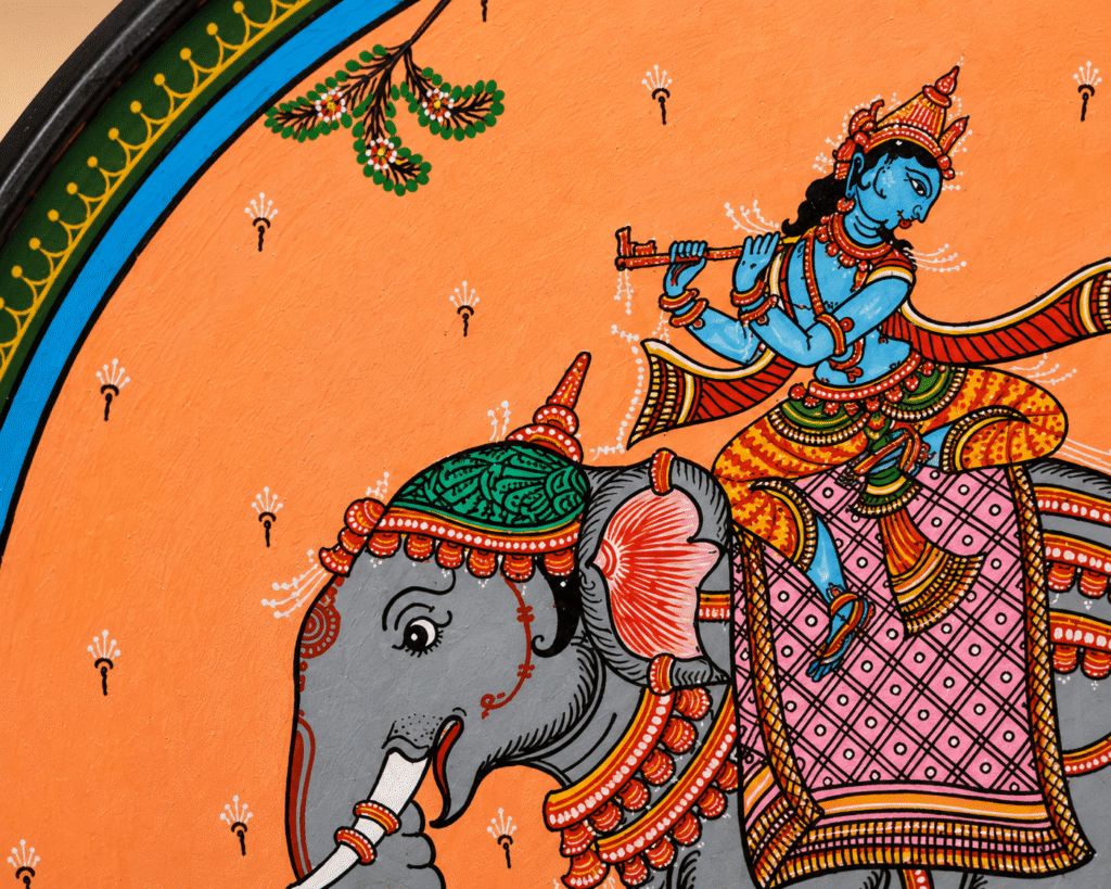 Odisha Traditional Folk Art Plate