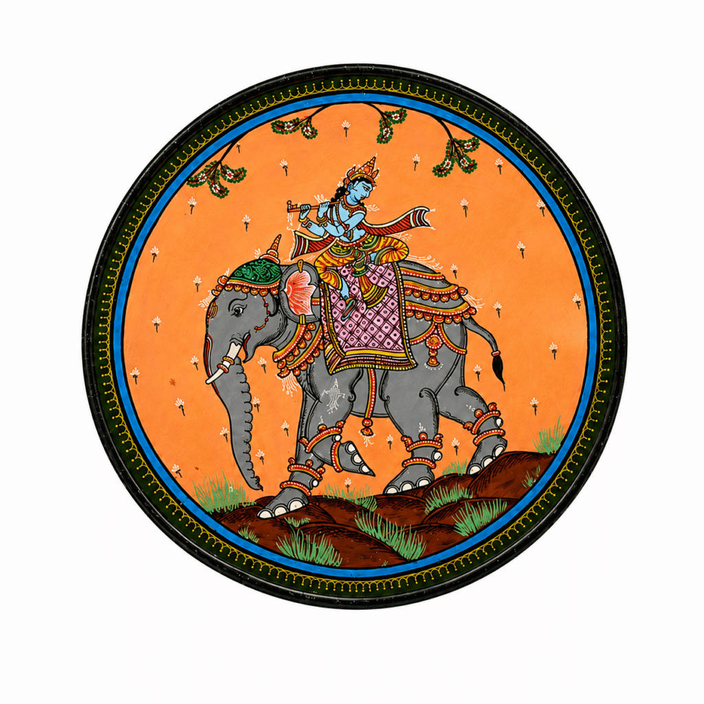 Odisha Traditional Folk Art Plate