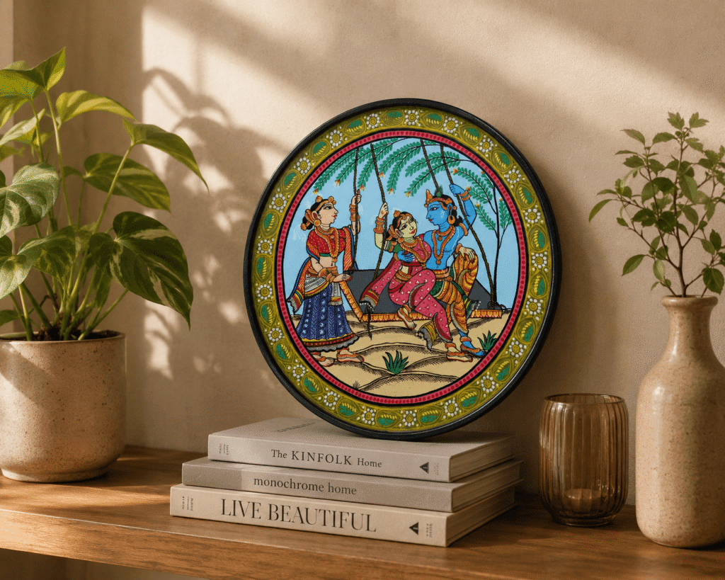Odisha Folk Art Pattachitra Plate