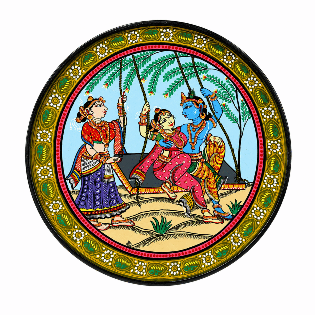Odisha Folk Art Pattachitra Plate