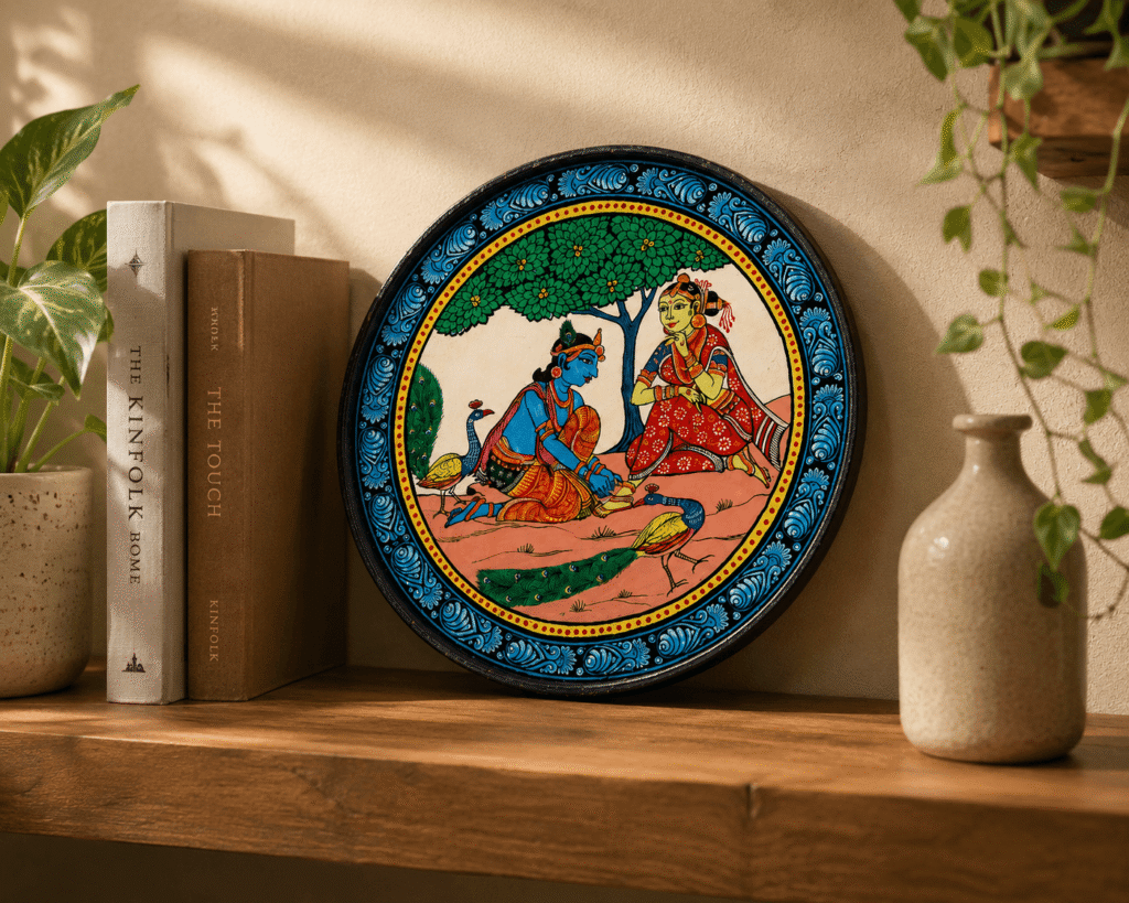 Odisha Heritage Pattachitra Art Plate