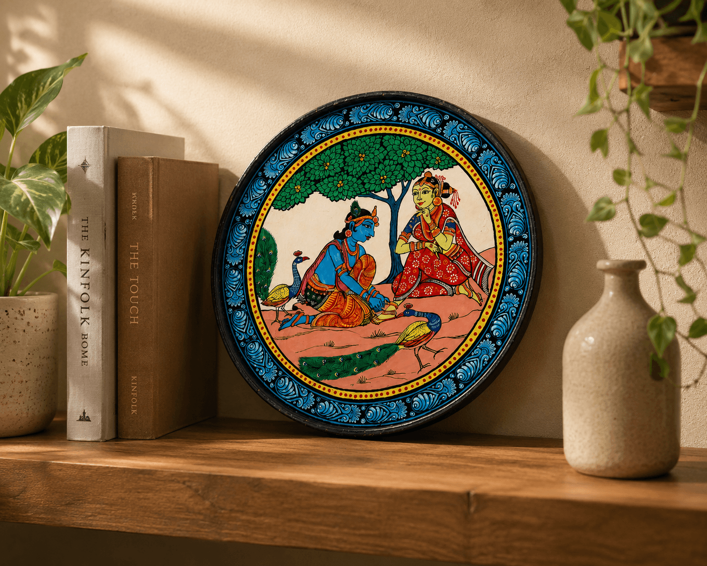Odisha Heritage Pattachitra Art Plate - Image 6