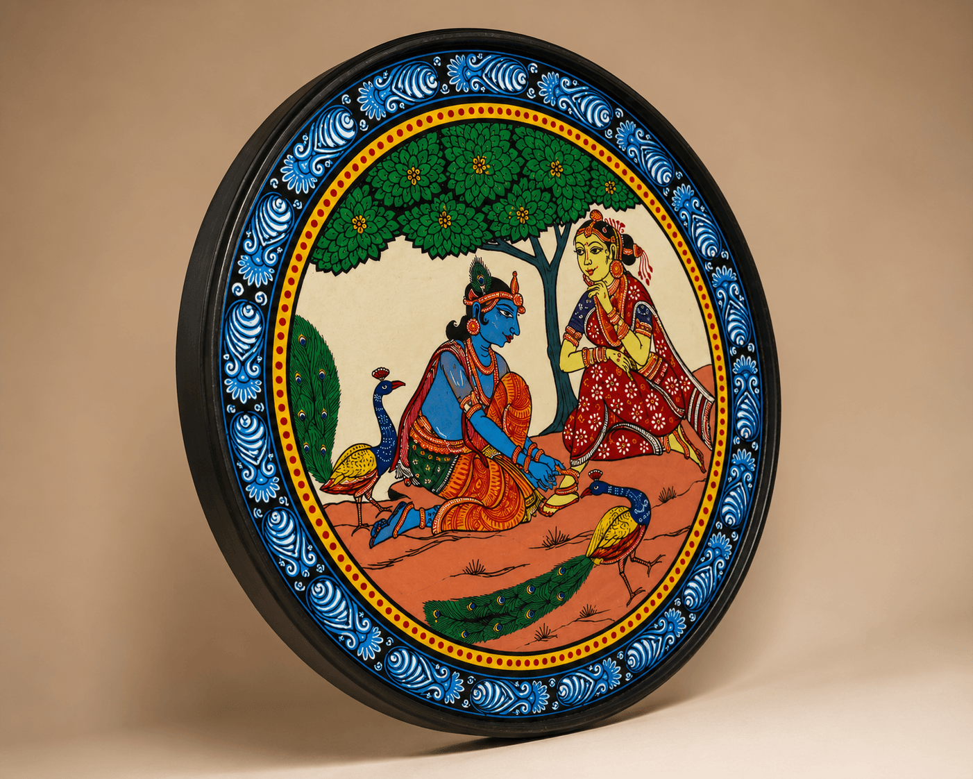 Odisha Heritage Pattachitra Art Plate - Image 5