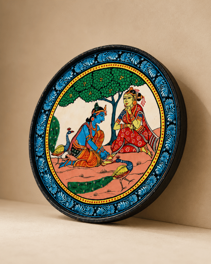 Odisha Heritage Pattachitra Art Plate