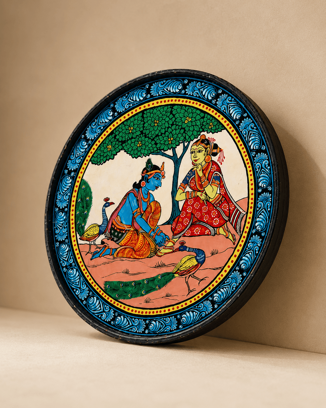 Odisha Heritage Pattachitra Art Plate - Image 4