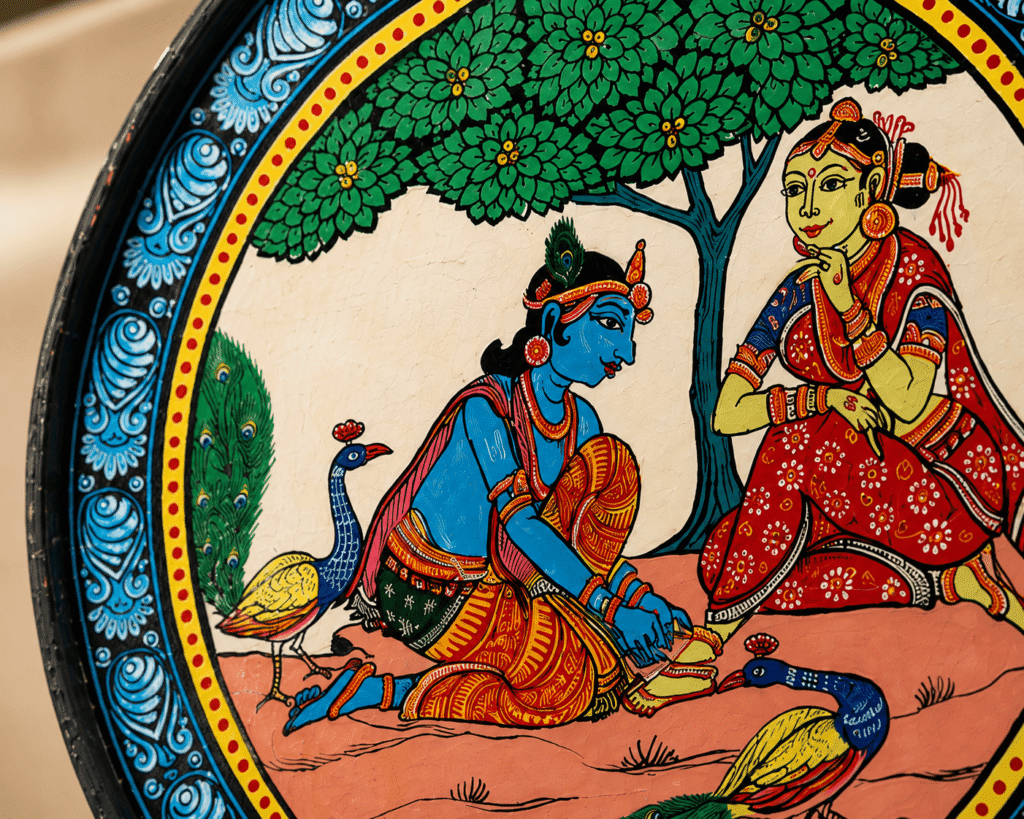 Odisha Heritage Pattachitra Art Plate