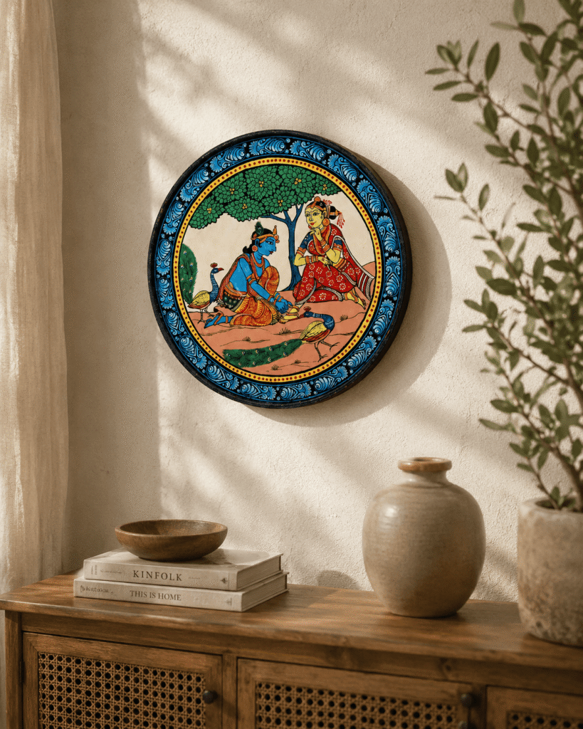 Odisha Heritage Pattachitra Art Plate