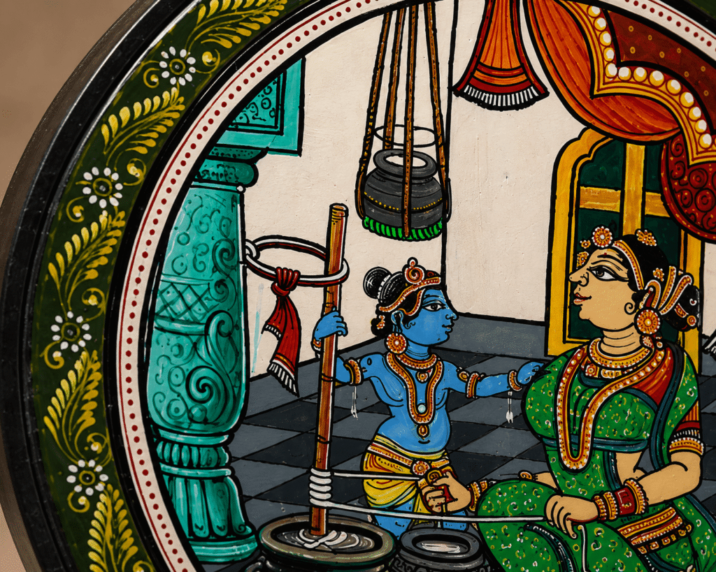 Odisha Pattachitra Traditional Art Plate