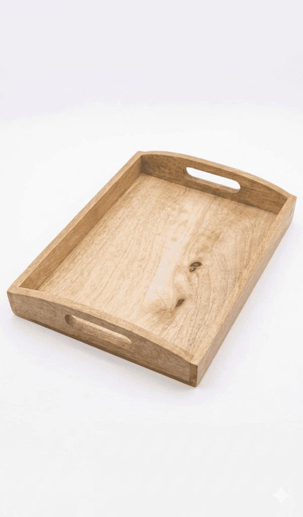 Wooden Breakfast Serving Tray