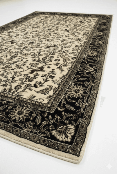 Ivory Persian Floral Area Rug - Image 2